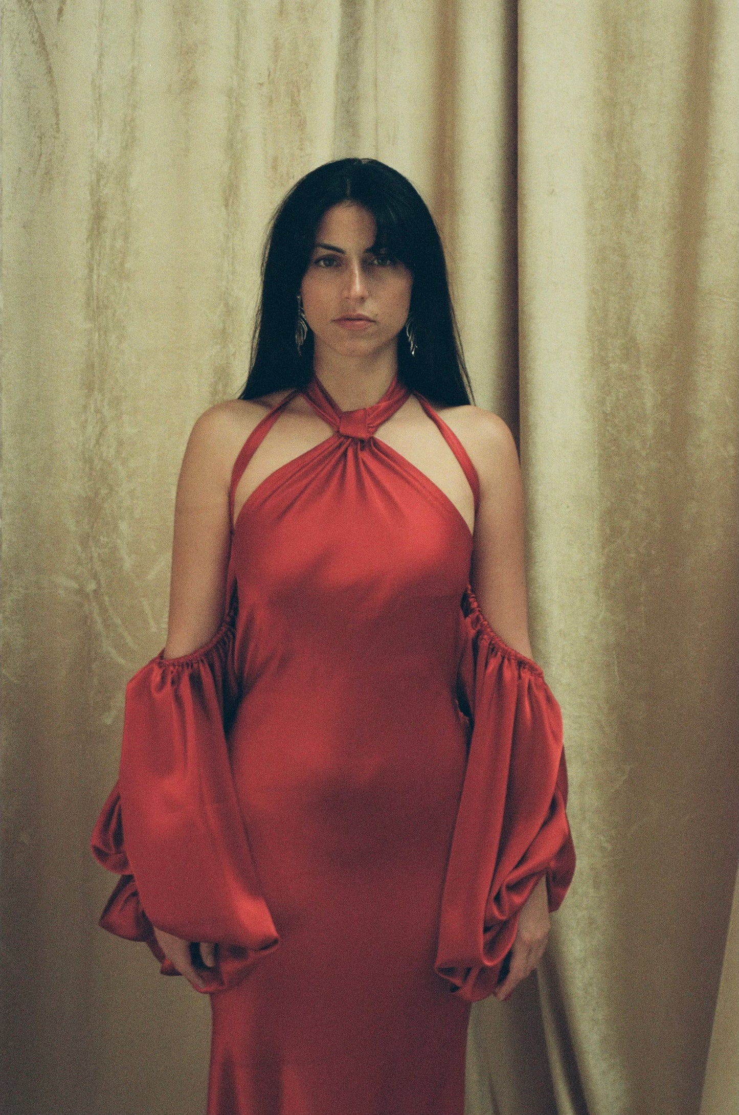 Dolce Vita Gown in Crimson